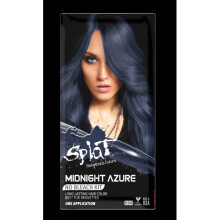 Splat Midnight Azure Blue Hair Color, Semi-Permanent No Bleach Dye