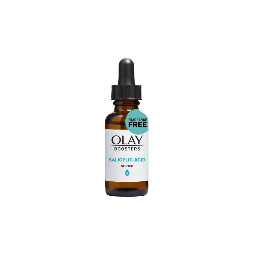 Olay Salicylic Acid Serum, Exfoliating Booster, Fragrance-Free, 1.0 oz