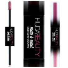HUDA BEAUTY Matte & Metal Melted Shadows: Silk Bomber & Bubblegum Dual-Ended Liquid Eyeshadow