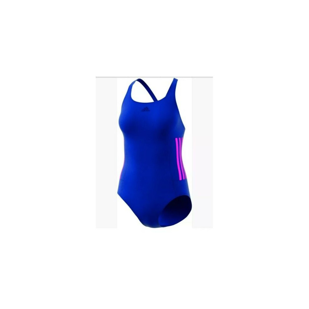 Photos - Swimwear Adidas (30)  Infinitex 1 piece Swimming Costume Blue 