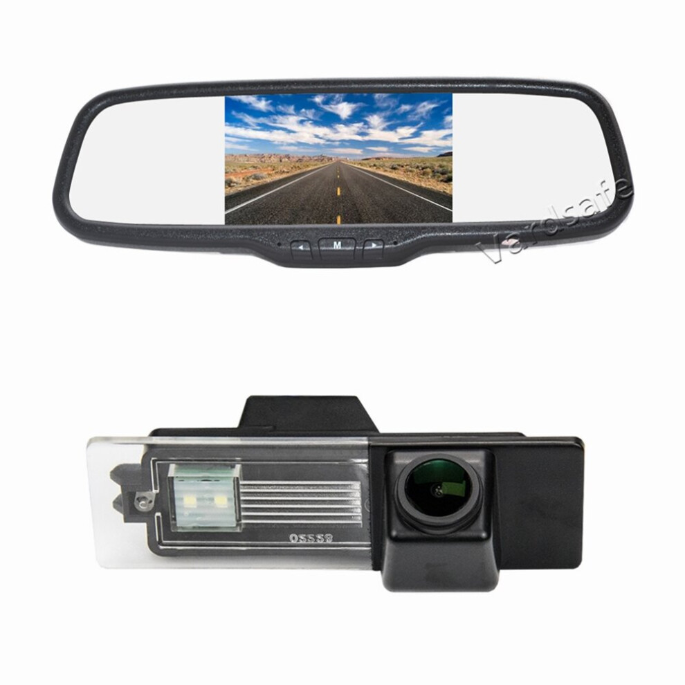 Rear View Camera & 5 Inch Clip-On Mirror Monitor For Bmw 1 Series M1 E81 E87 F20 F21 116I 118I 120I 135I 640I 785691186201