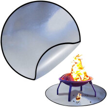 Fire Pit Mat 36 Inch Round Under Grill Pad Fireproof Mat Outdoor Floor Lawn Deck Protector