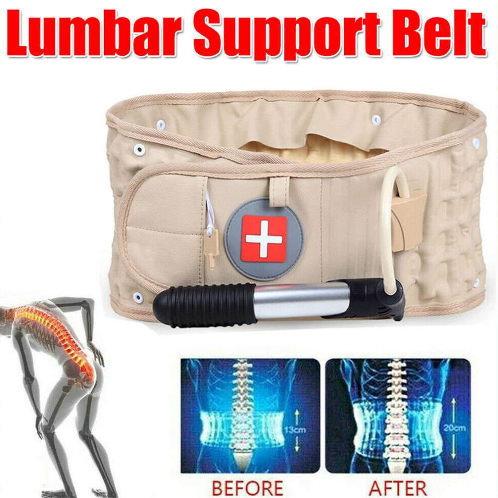 Bedee Decompression Belt Back Brace Lumbar Support Spinal Traction Extender