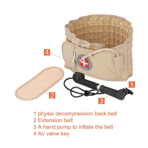 Decompression Belt Back Brace Lumbar Support Spinal Traction Extender 1