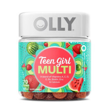 OLLY, Młoda Dziewczyna Multi, Owocowe Melon Besties, 70 Gummies