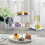 3pc 3 Tier Cake Stand Afternoon Tea Wedding Party 5