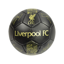 Liverpool FC Phantom Signature Ball Black Gold Size 5