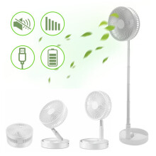 Cordless Folding Fan Cooling Wireless Portable Rechargeable Fan