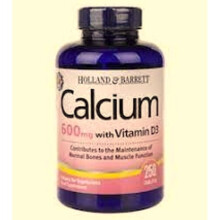 Holland & Barrett Calcium and Magnesium with Vitamin D3 Tablets 250's