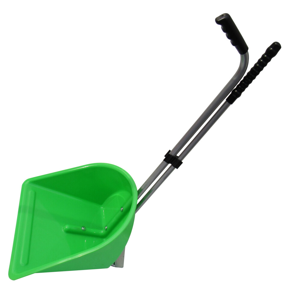 Horse Poop Scoop and Rake (Manure Equestrian Heavy Duty Green)