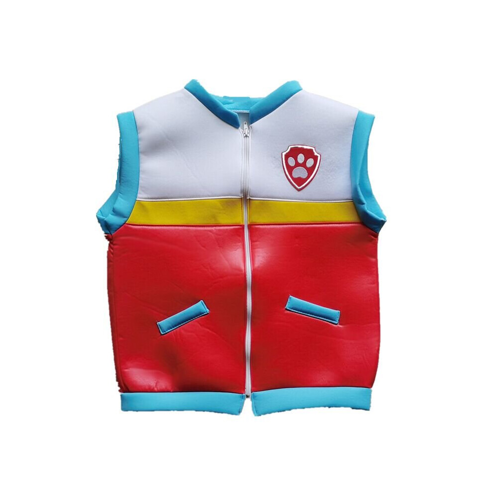 (S(110-125cm)) PAW Patrol Ryder Captain's Vest Kids Cosplay Costume Boys Girls Gift