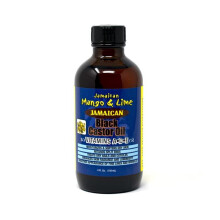 Aceite de Ricino Negro de Mango y Lima de Jamaica Vitaminas A, D, E 4oz