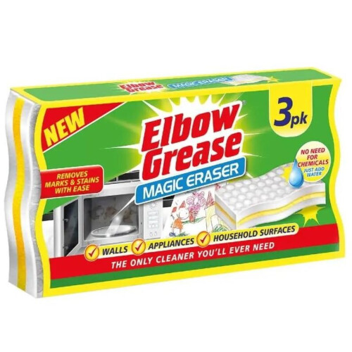 Elbow Grease Magic Eraser - 3er-Pack