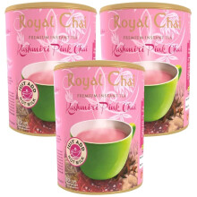(Pack of 3) Royal Chai Kashmiri Pink Sweetened Tub 400g