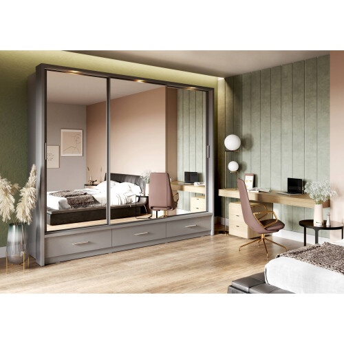 Arthauss Arti 23 - 3 Sliding Door Wardrobe 250cm