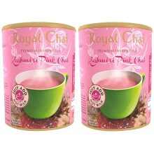(Pack of 2) Royal Chai Kashmiri Pink Unsweetened Tub 400g