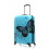 (Blue, Medium) Hampton & Stewart Butterfly Hard Shell Suitcase 1