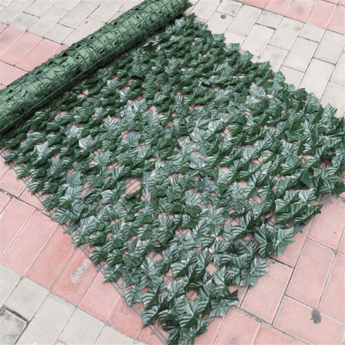 (Groundnut3, 2XL) Artificial Leaf Garden Fence Screening Roll Uv Privacy Screen