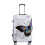 (White, Large) Hampton & Stewart Butterfly Hard Shell Suitcase 1