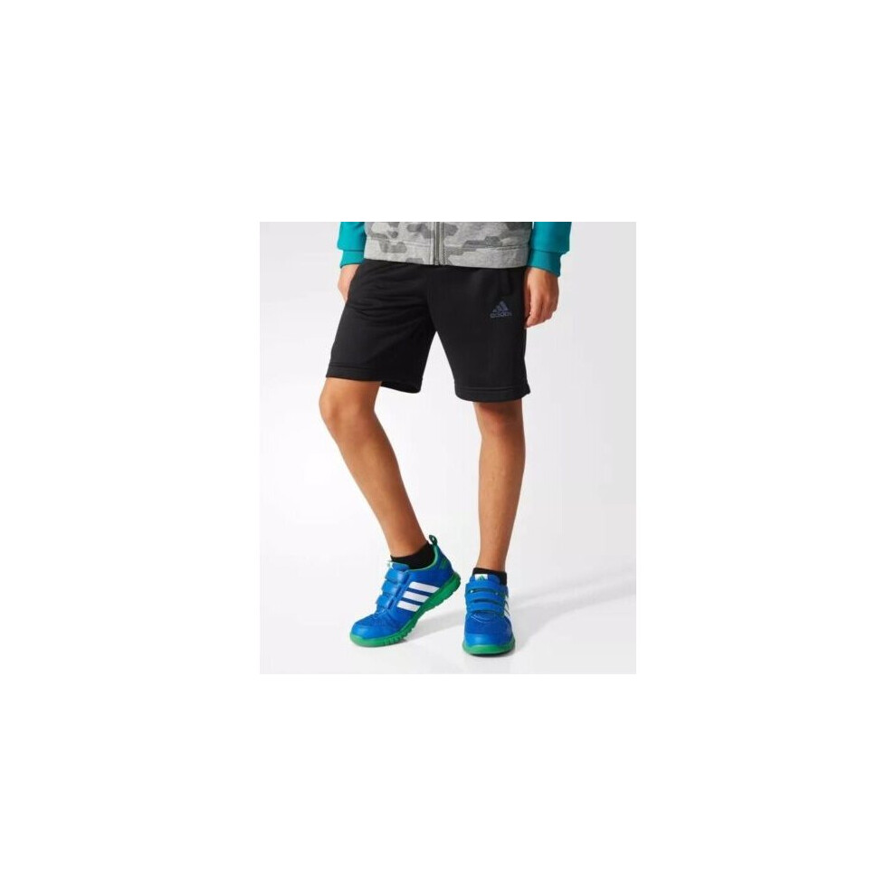 (age 5-6 (116cm)) adidas Boys Shorts Junior Shorts Climalite Sports