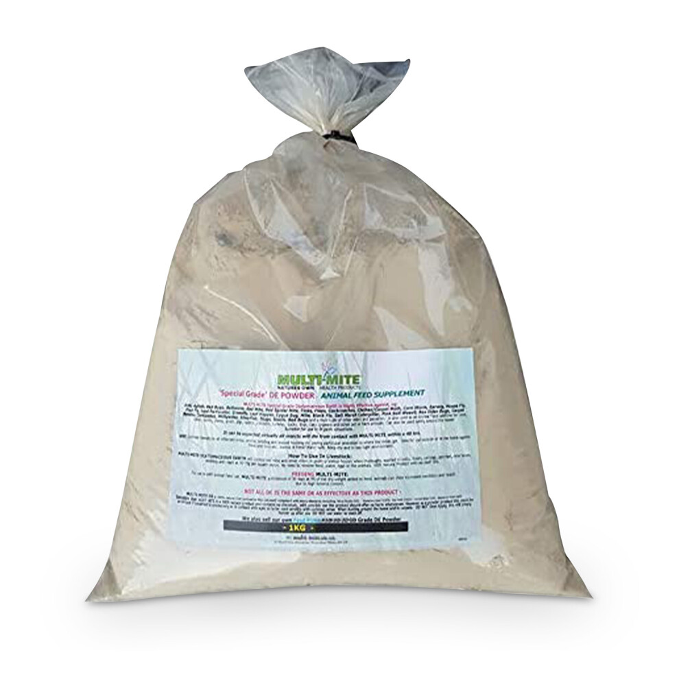 MULTI MITE 1KG Feed Grade DE - Diatomaceous Earth