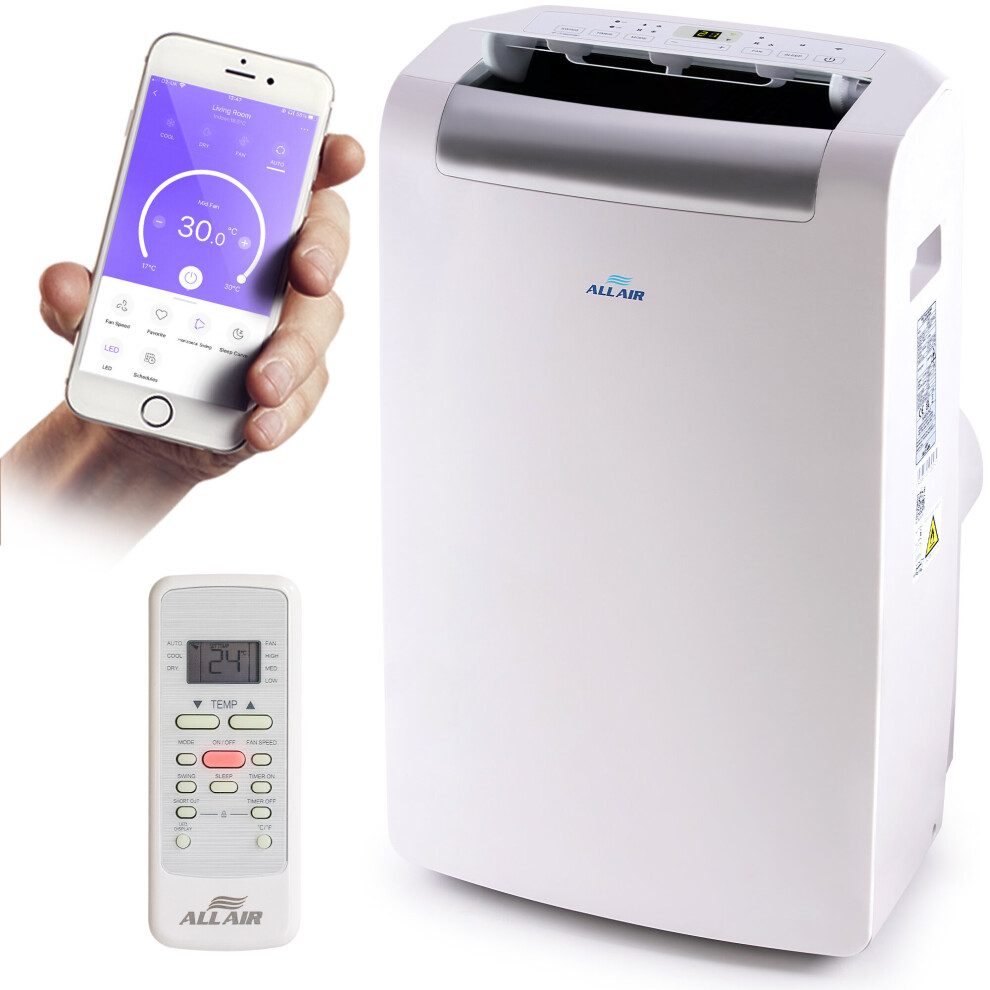 (12000BTU) ALLAIR Portable Air Conditioner Unit with Wi-Fi