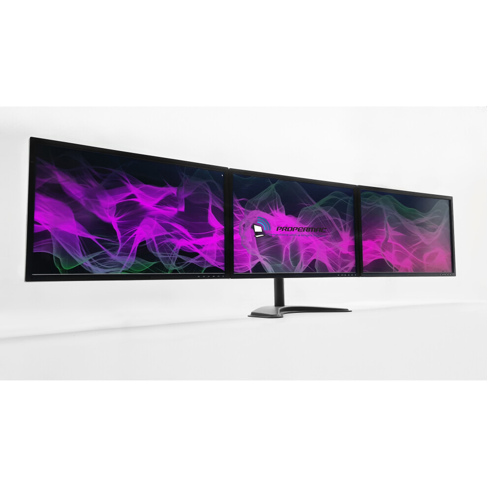 Propermac Triple Monitor Multi Screen Bundle 3 X 22" Dvi To Hdmi Cable