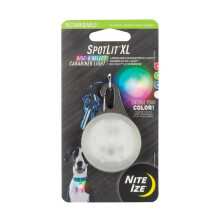 Nite Ize SLGR-07S-R6 SpotLit XL USB Charge LED Carabiner Light