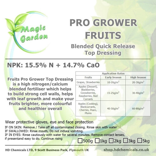 (500g) Pro Grower Blended Quick Release  Fruit Fertiliser