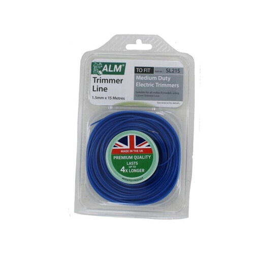 Replacement 1.5mm x 15M Blue Trimmer Strimmer Spool Line Wire Flymo Bosch SL215