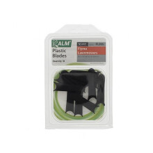 ALM FL246 Pack of 10 Replacement Lawnmower Plastic Clip-On Blades to fit Flymo