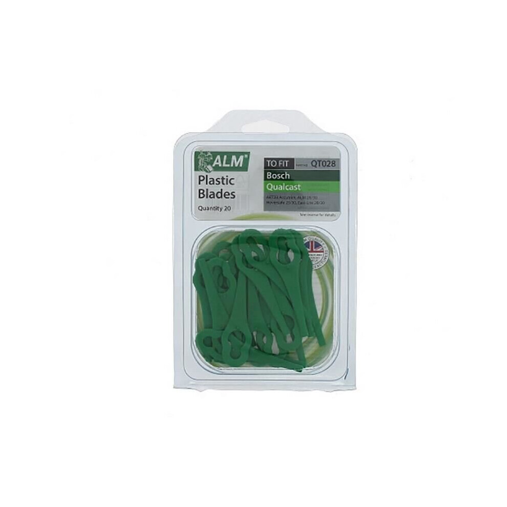 20 PLASTIC LAWNMOWER & STRIMMER BLADES For  Qualcast Hoversafe 25, Hoversafe 30