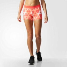(S (UK8-10)) adidas Techfit ST 3 Triover Womens Training Gym Shorts Climalite AJ2235