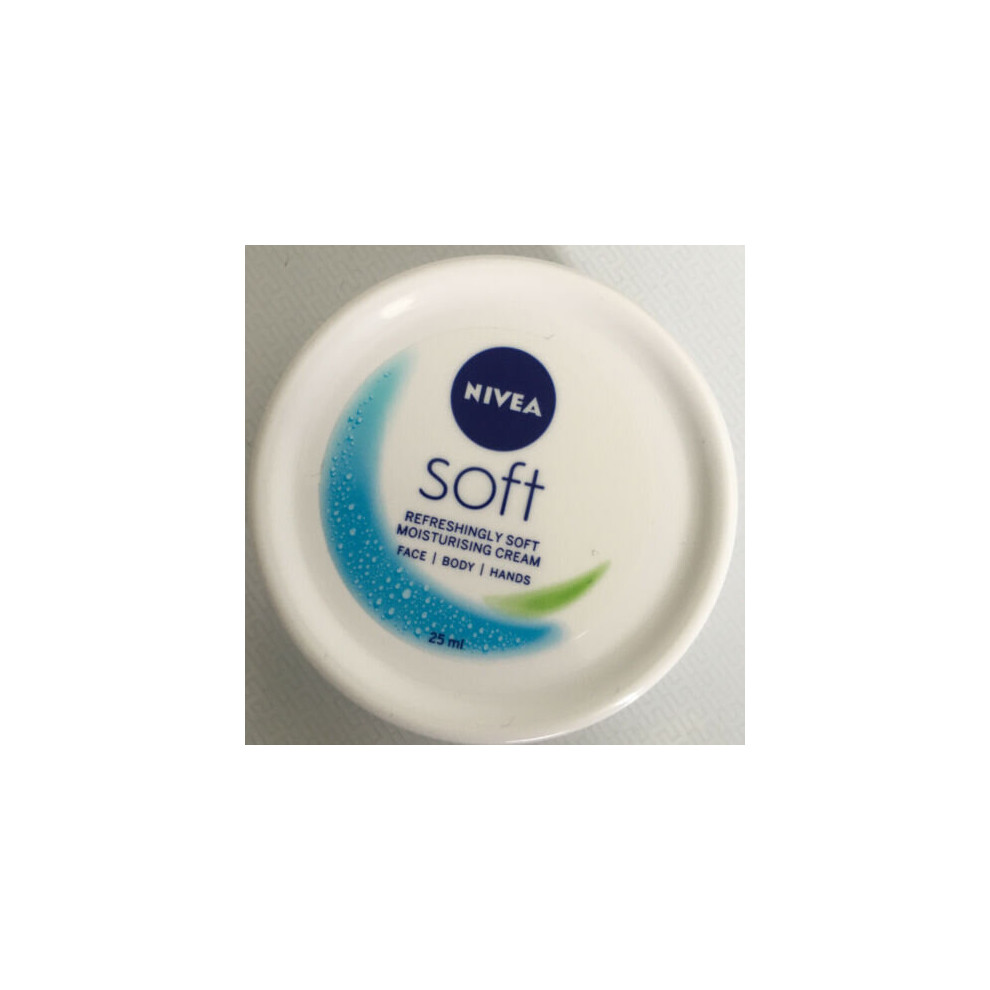 NIVEA Soft Moisturising Cream for Face, Body & Hands 25ml