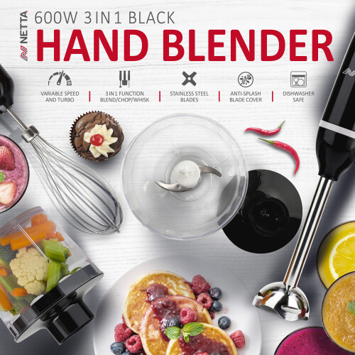 NETTA NETTA 3 in 1 Hand Blender - 600W 1
