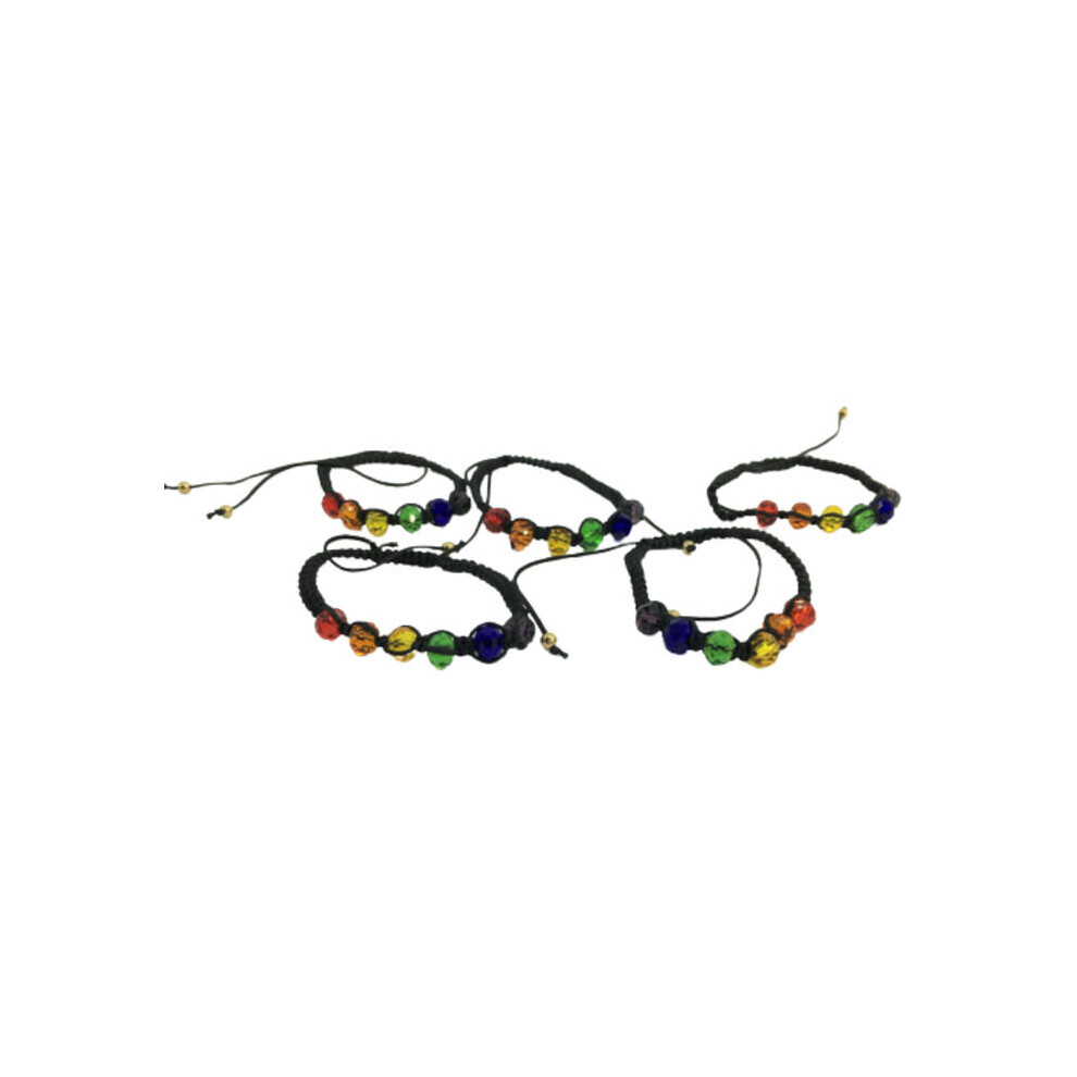 PRIDE - LGBT FLAG GLASS BALL BRACELET