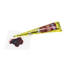 (Red) Henna Tattoo Cream Temporary Body Art Painting Cones Quick Drying Body Drawing Ink Stick