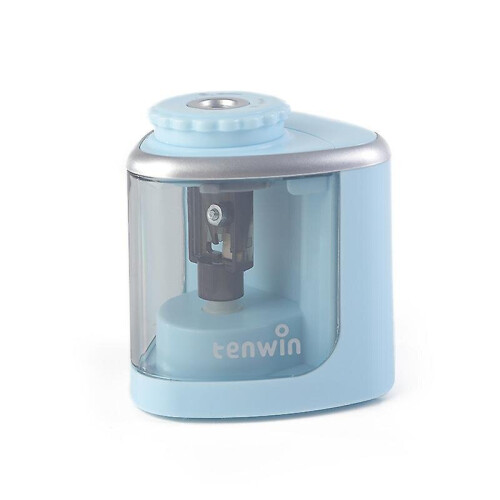 (Blue) Electric Pencil Sharpener Battery Operated Automatic Sharpener For Home School Office