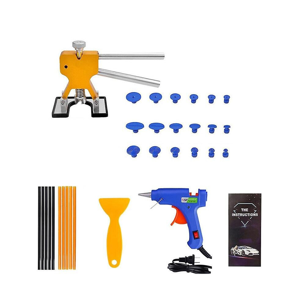 (30Pcs) Car Paintless Dent Repair Kit Auto Dent Removal Tools Damage Remover Puller Lifter 768664243163