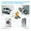 (30pcs) Car Paintless Dent Repair Kit Auto Dent Removal Tools Damage Remover Puller Lifter 4