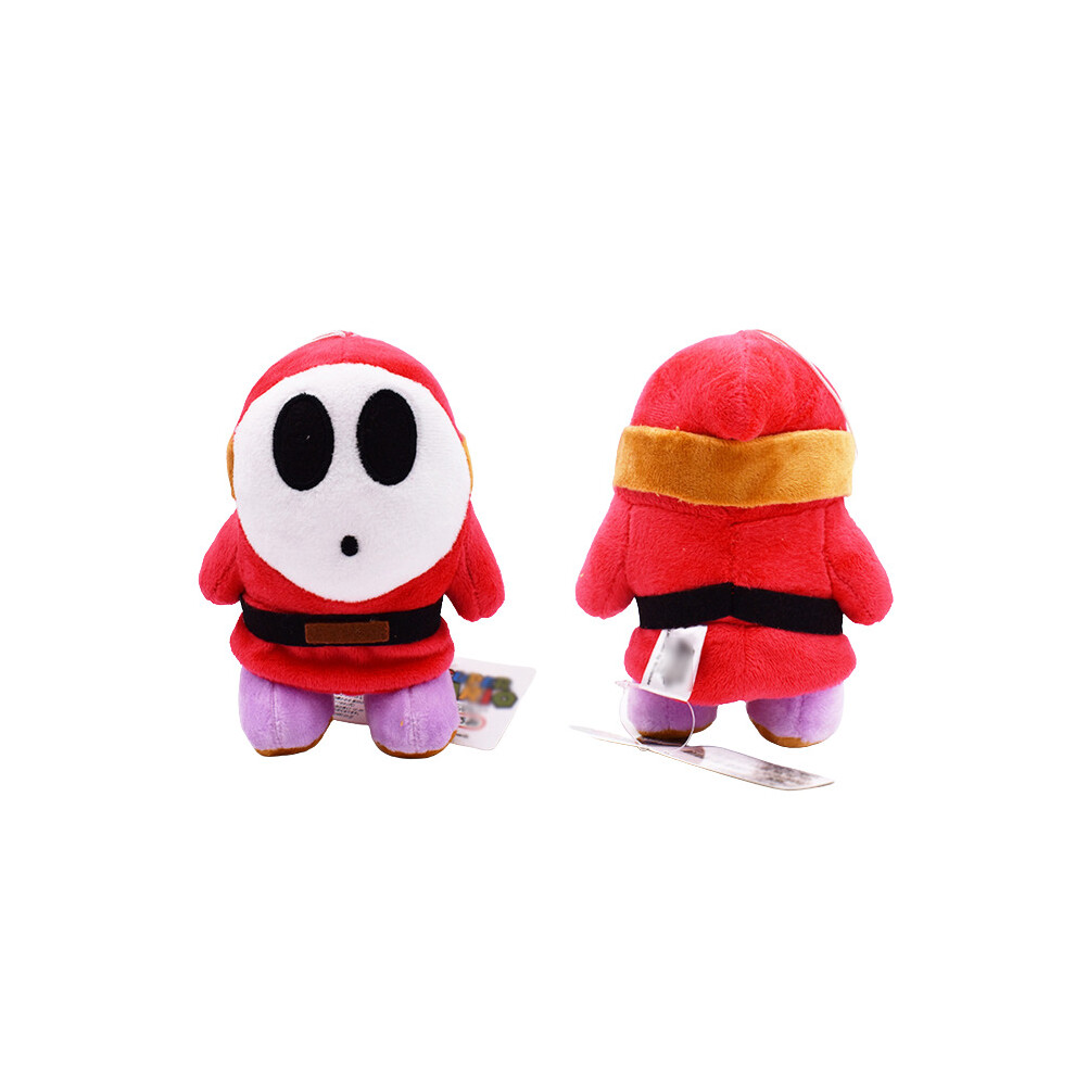 15cm Super Mario Bros Shy Guy Soft Plush Doll Figure Stuffed Toy Nintendo New