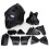 (Black, One Size) Motorcycle Helmet Full Face Bicycle Tactical Helmets Black 15