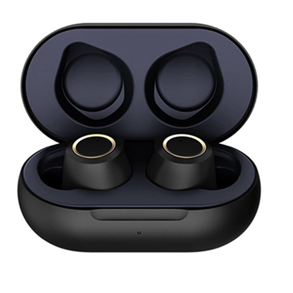 (Black) Smart And Portable TWS Stereo Wireless Earphones