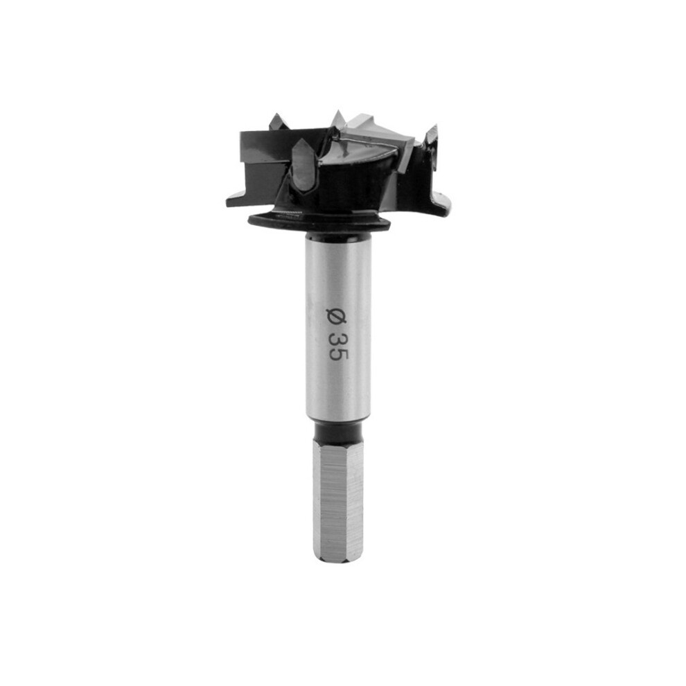 Upgrade 35Mm 3 Flutes Carbide Tip Forstner Hole Saw Drill Bit Wood Auger Cutter 3654659369000
