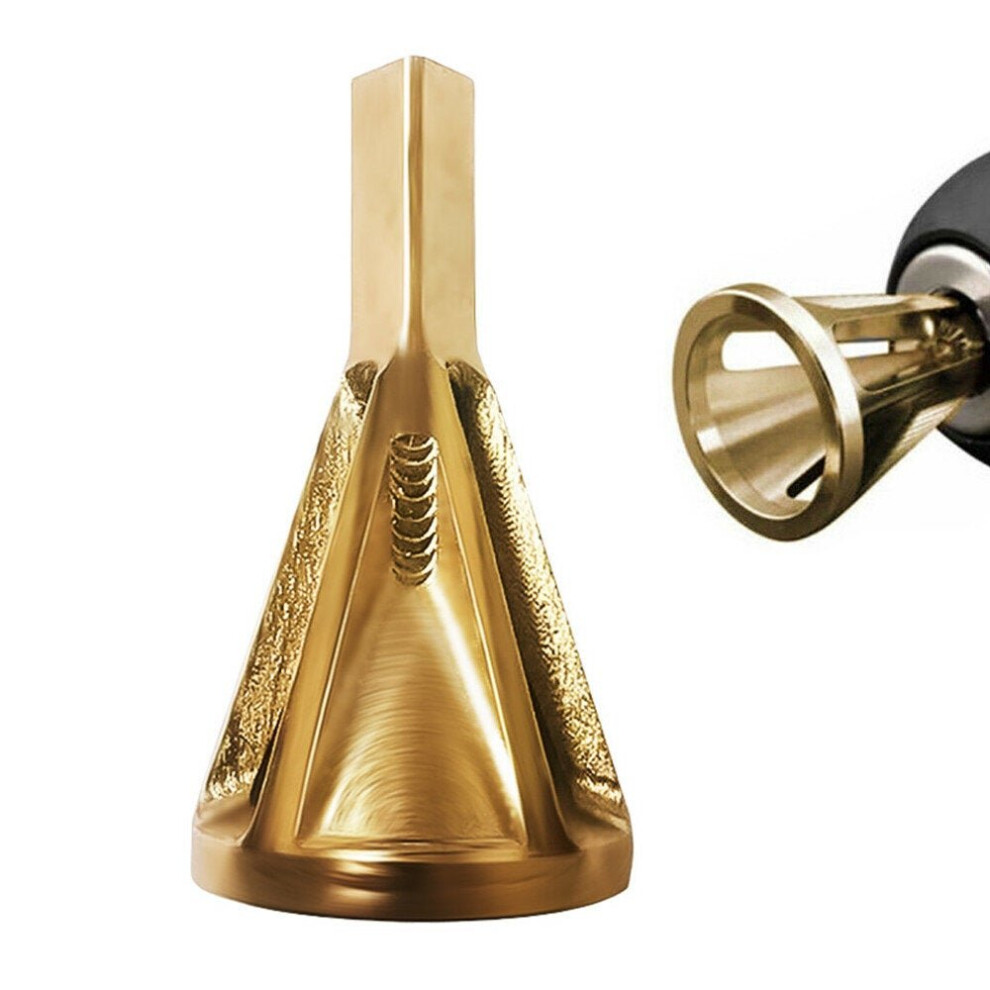 2Pcs Titanium Coated Deburring External Chamfer Tool Bit Remove Burr Repairs Tools 3654659443533