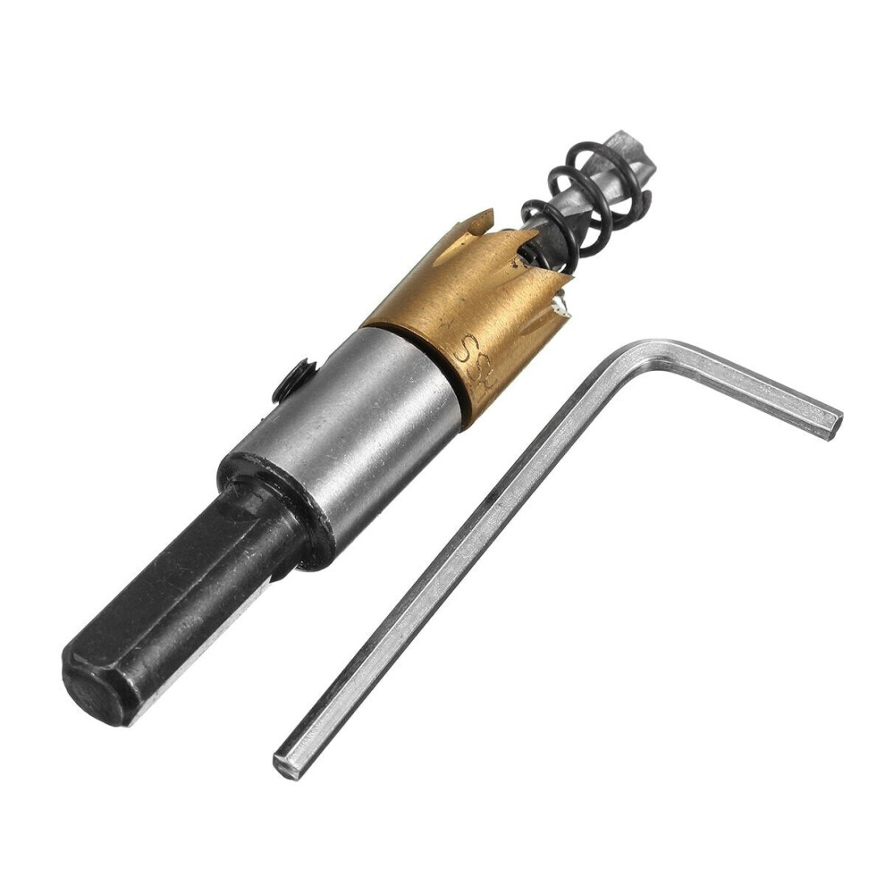 (12Mm) 12-18Mm Hss Titanium Coated Hole Sawtooth Saw Cutter Drill Bit 12/14/16/18Mm 6112211915357