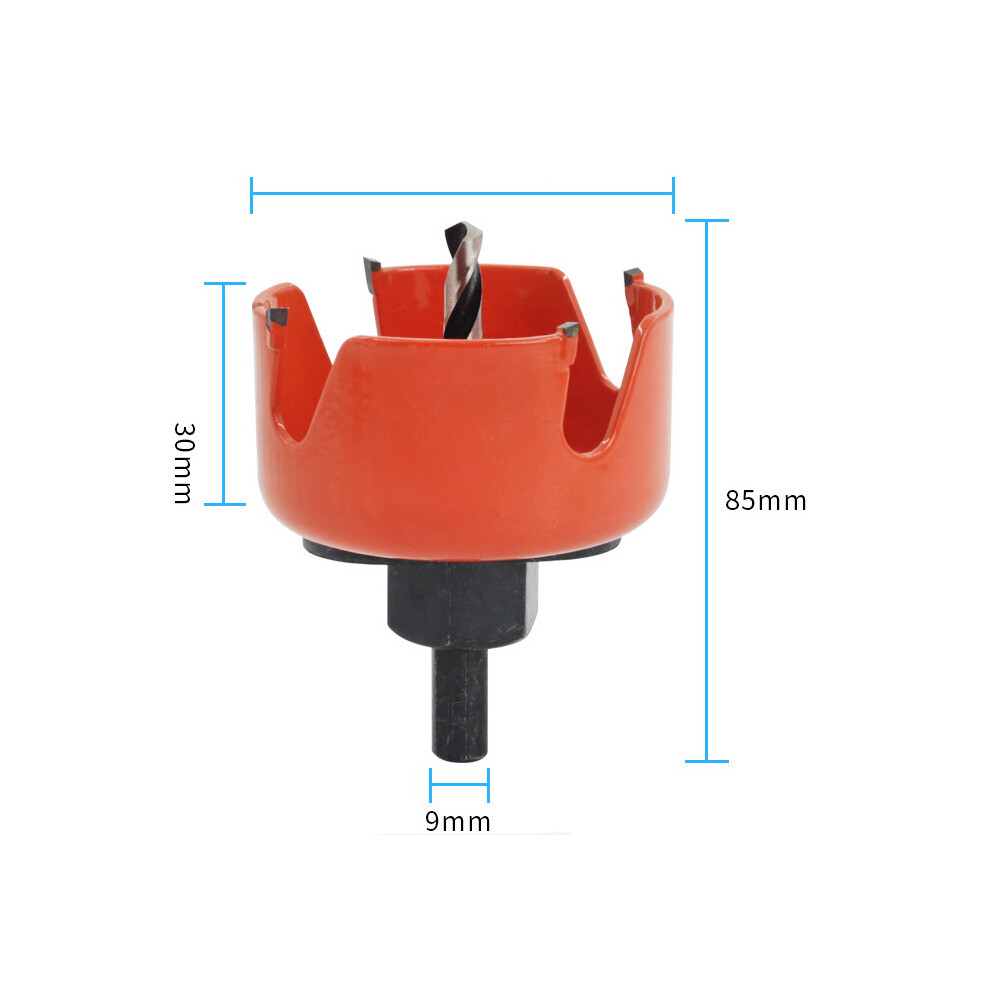 5PCS Carbide Tip Hole Saw Cutter 64-127mm for Wood PVC Board and Plastic Plate
