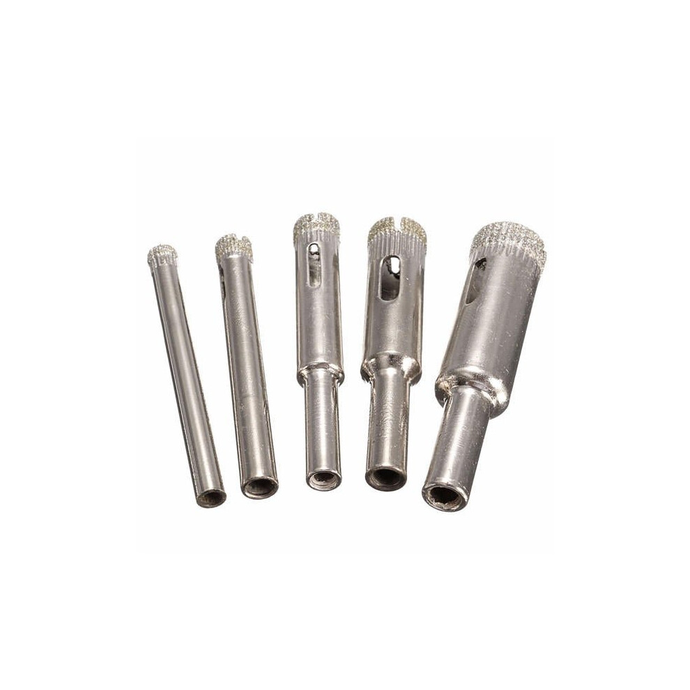 5pcs Diamond Hole Saw Drill Bit Set 5/6/8/10/12mm Tile Ceramic Glass Porcelain Marble-image-OPC-P97WKFQ-NEW