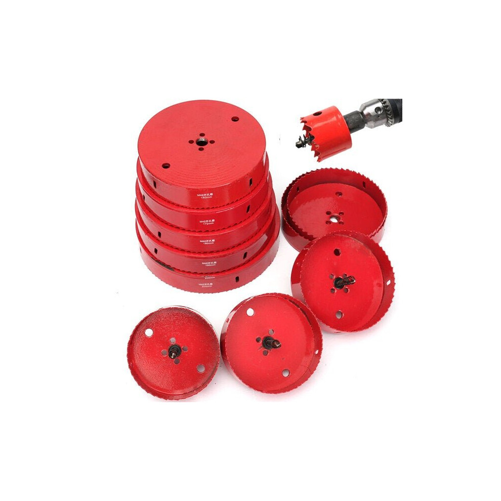 (110Mm) 110-200Mm M42 Hss Hole Saw Cutter Drill Bit Bi Metal Tip For Aluminum Iron Wood 6112211915333