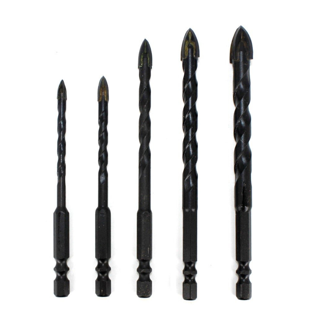 (8Mm) 5-12Mm 4 Flutes Triangle Overlord Drill Hole Saw Cutter Electric For Tile Concrete Glass Marble 6112211948744